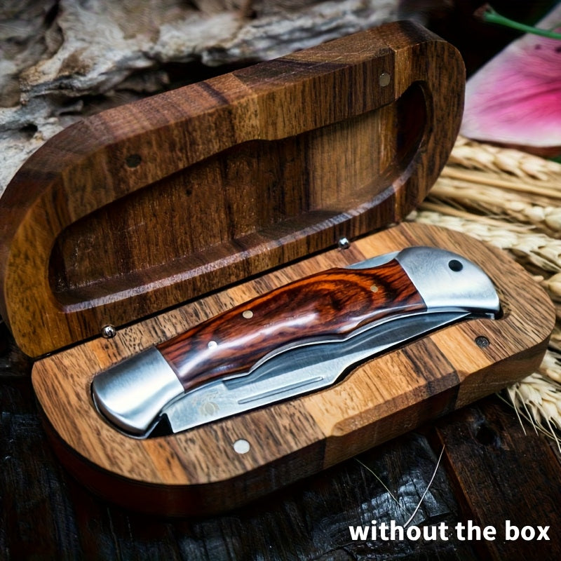 Folding Precision Knife with Spearhead Blade and Ergonomic Handle, Lightweight Portable Cutting Tool for Adult Camping, Crafts and Home Projects