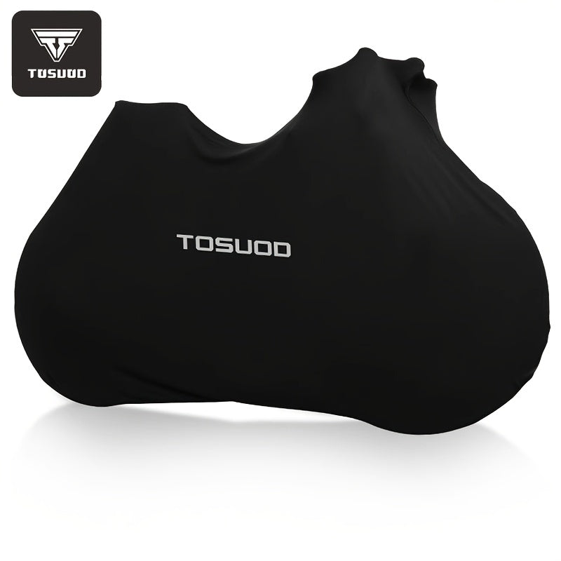 Dustproof Bicycle Cover in Black, Full Bike Protective Cover for Road and Mountain Bikes, Cycling Storage Accessory for Between-Ride Care
