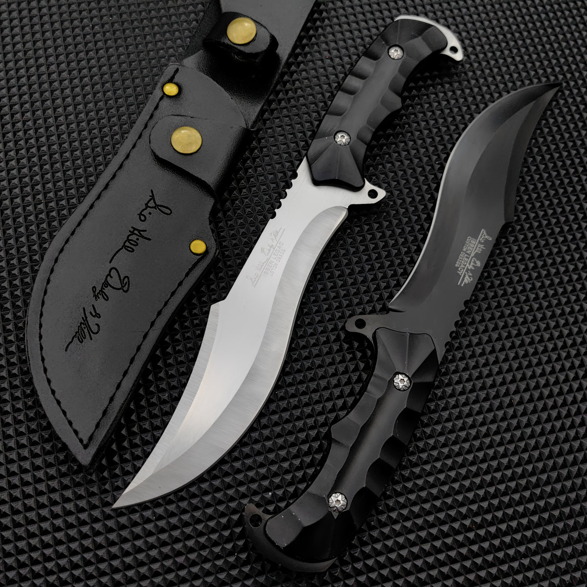 11.4-Inch Listed Hunting Knife, Stainless Steel Fixed Blade Outdoor Utility Tool with Four 607 Style Options for Adult Field Gear and Cutting Tasks