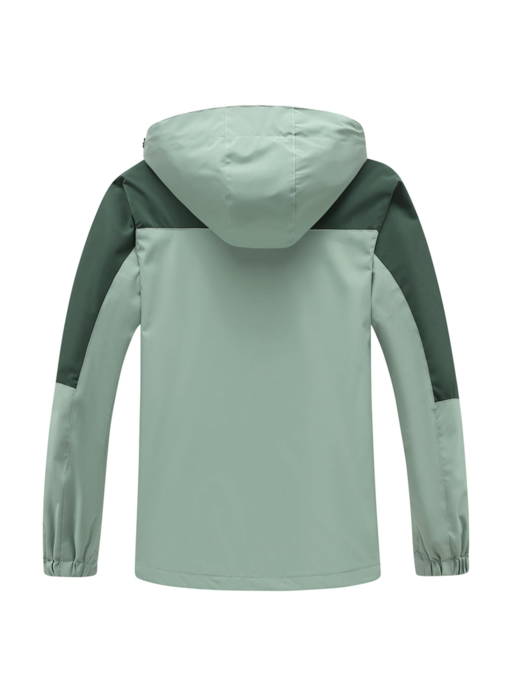 Packable Rain Jacket for Women, Lightweight Hooded Windbreaker with Mesh Lining, Detachable Hood, Adjustable Cuffs and Zipper Pockets for Light Rain