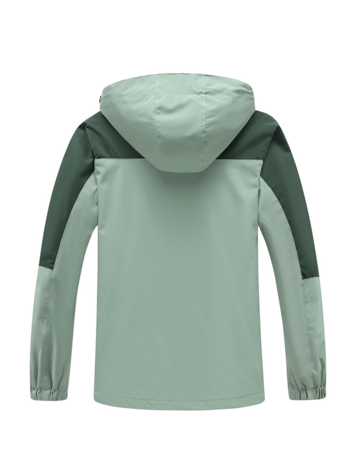 Packable Rain Jacket for Women, Lightweight Hooded Windbreaker with Mesh Lining, Detachable Hood, Adjustable Cuffs and Zipper Pockets for Light Rain