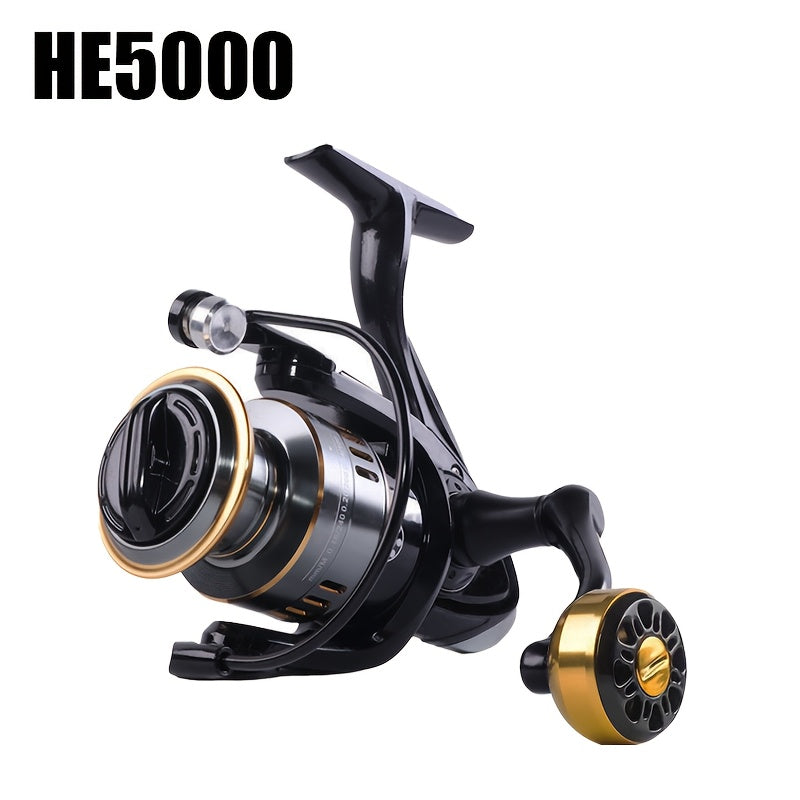 Reversible Handle Spinning Reel HE5000 or HE7000, 5.2:1 Gear Ratio with 22.05 lb Listed Drag and Metal Spool for Freshwater and Saltwater Fishing