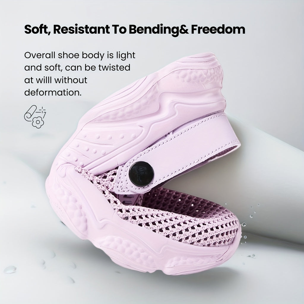 Women's Arch Support Sandals, Quick-Dry Non-Slip EVA Beach Shoes with Wide Toe Box for Shower, Garden and Summer Walks, Lightweight Casual Footwear