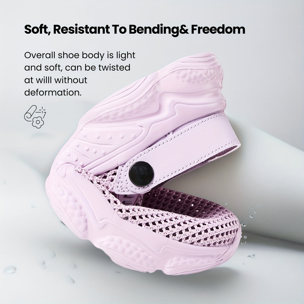 Women's Arch Support Sandals, Quick-Dry Non-Slip EVA Beach Shoes with Wide Toe Box for Shower, Garden and Summer Walks, Lightweight Casual Footwear