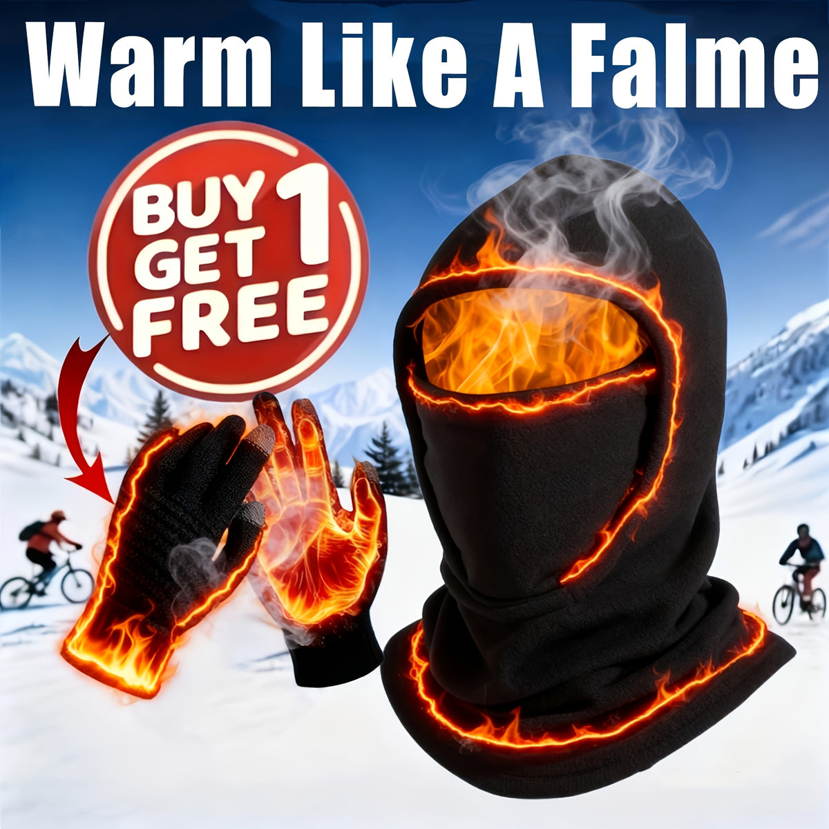 Fleece-Lined Winter Beanies for Men 2-Pack, Black Stretch Knit Thermal Skull Caps with Soft-Touch Comfort for Cold-Weather Clothing and Everyday Wear