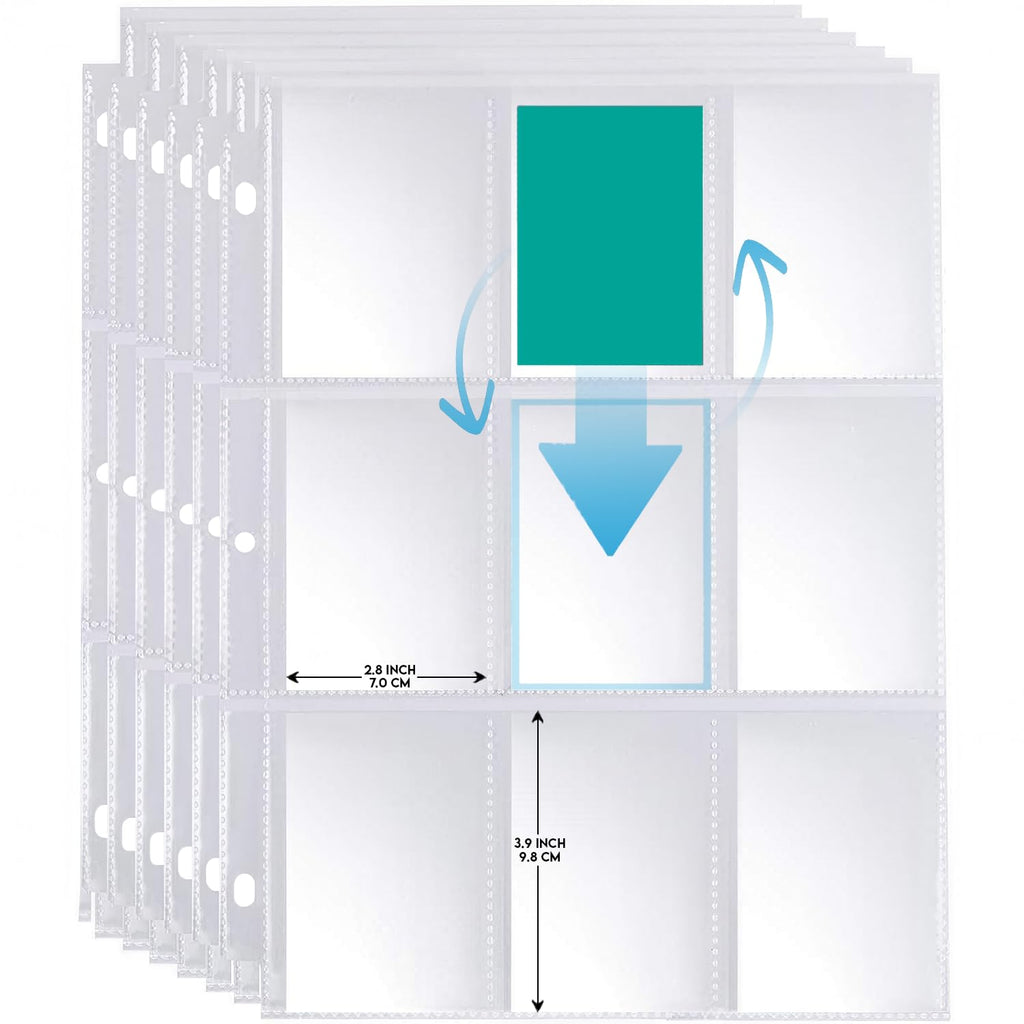 Trading Card Binder with 900 Pockets, Zippered PU Leather Album with 50 Removable Double-Sided Pages for MTG, Baseball and Sports Card Storage