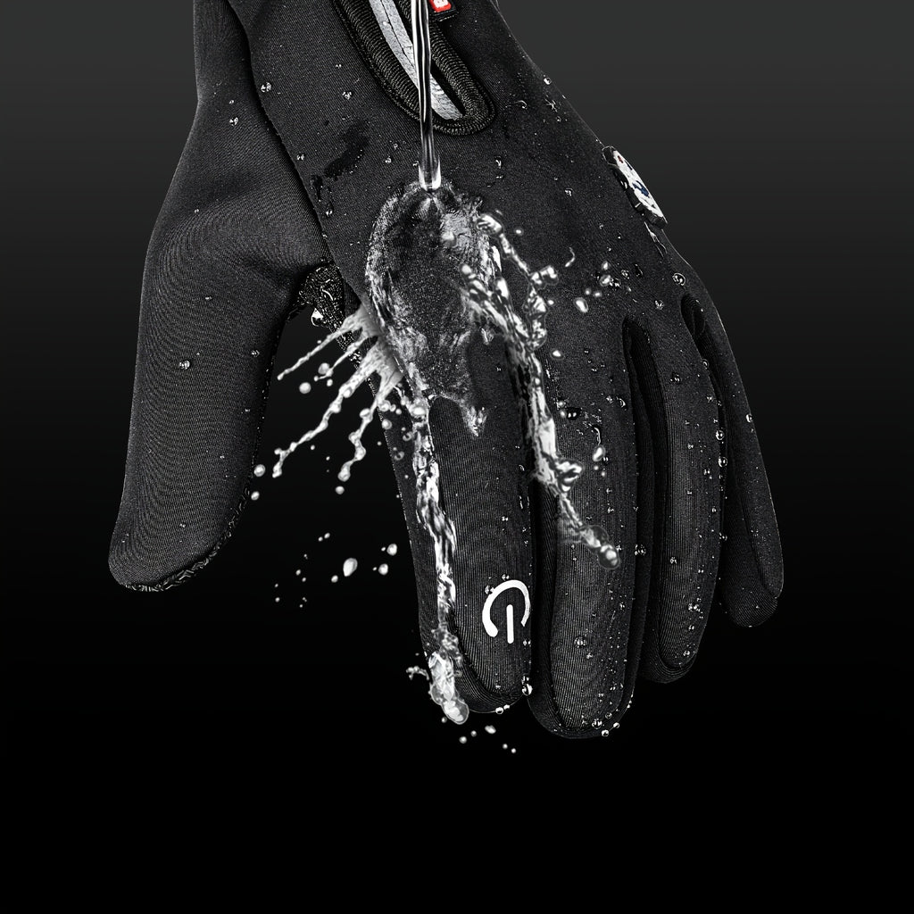 Touchscreen Winter Gloves with Anti-Slip Grip for Men and Women, Windproof Outdoor Handwear for Cold-Weather Travel and Everyday Adventures