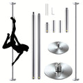 45mm Dance Pole with Spinning and Static Modes, Height-Adjustable Removable Portable Design for Home Practice, Studio and Club Settings