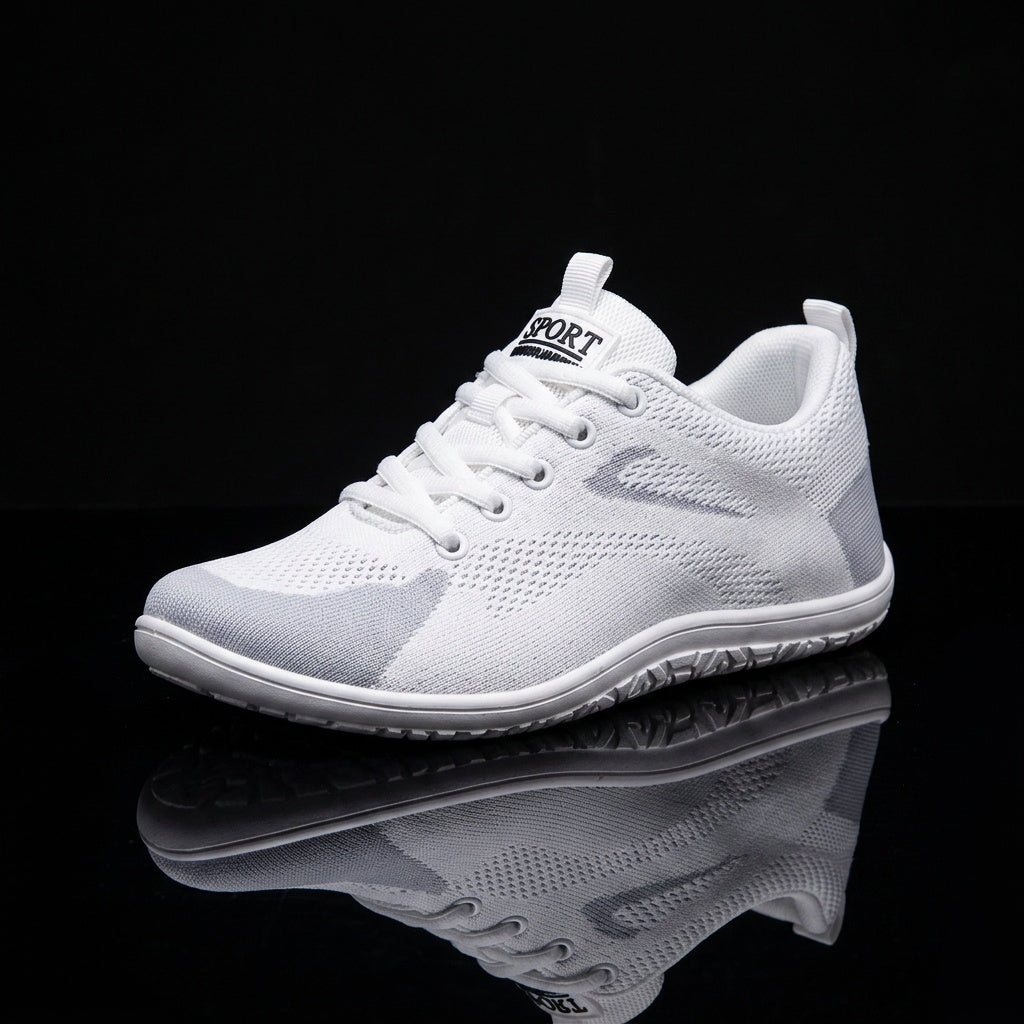 Women's Wide Toe Box Training Sneakers with Cushioned EVA Sole and Arch Support, Low-Top Walking Shoes for Gym and Everyday Wear