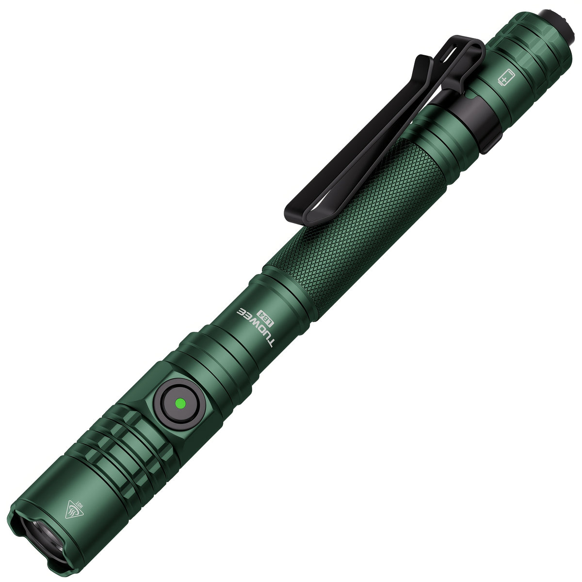 1000 Lumen USB-C Rechargeable Flashlight with Tactical Tail Switch and Pocket Clip for Everyday Carry, Camping, Hiking and Emergency Lighting