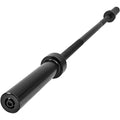 5-Foot Barbell Bar for 2-Inch Weight Plates, CAPHAUS 25 lb Black Weightlifting Bar for Strength Training and Home Gym Workouts