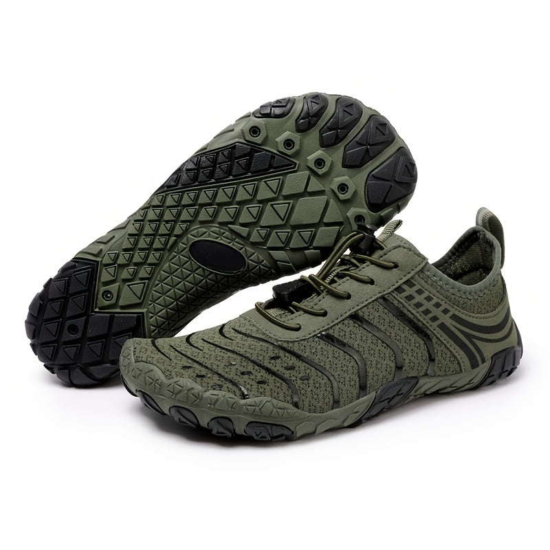 Barefoot Hiking Water Shoes for Women and Men, Wide Toe Box Breathable Non-Slip Footwear for Walking, Running and Swimming in Six Colors