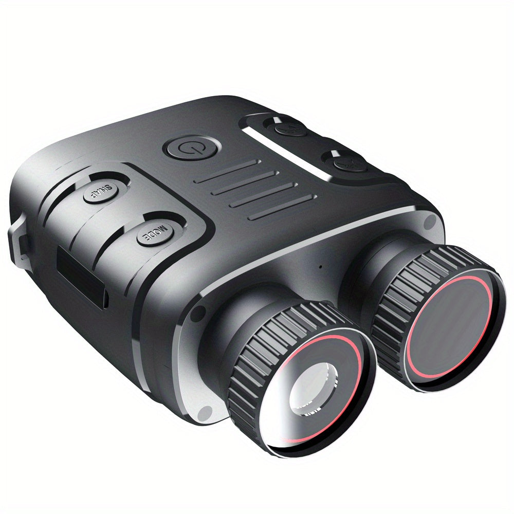 2.5K Night Vision Binoculars with 10x Zoom and 2.4-Inch Display, Photo and Video Capture for Wildlife Observation, Hunting and Ranch Monitoring