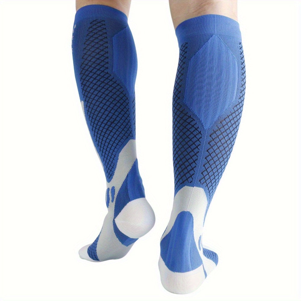 Athletic Compression Socks 5-Pair Pack for Men and Women, Calf and Foot Support for Running, Hiking, Cycling and Everyday Training