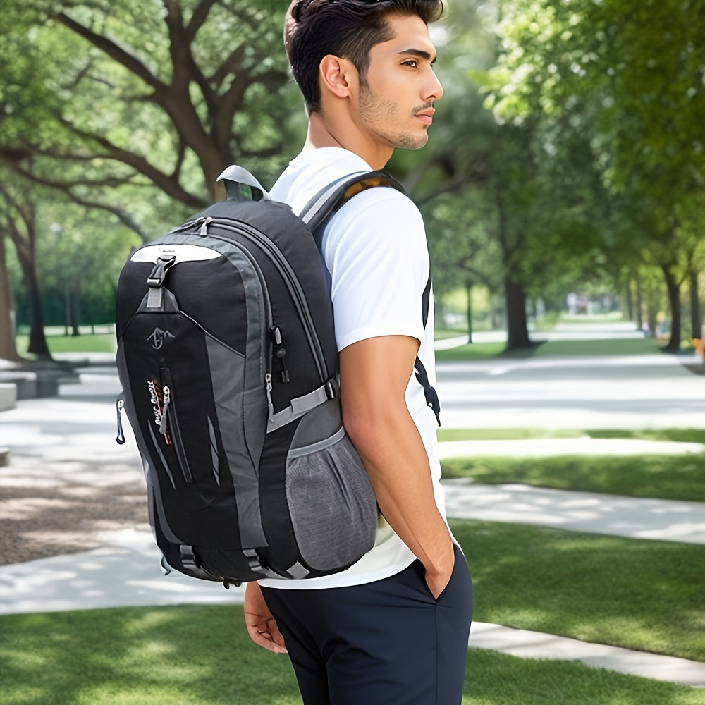 Hiking Daypack Backpack, 6.74-Gallon Lightweight Outdoor Pack for Travel, Cycling and Camping with Laptop Protection, Four Color Options