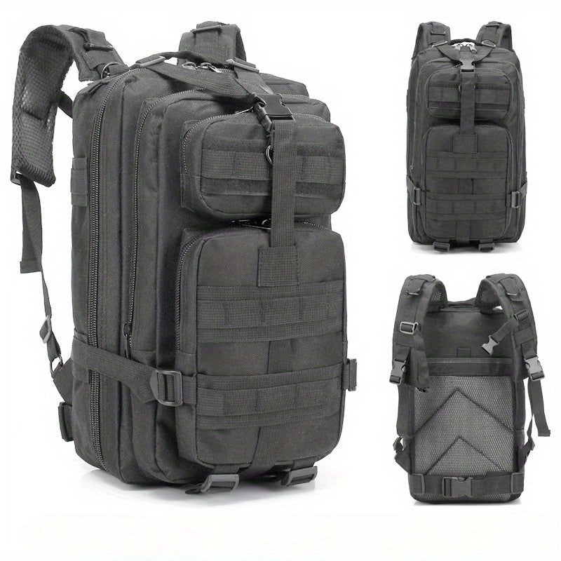 3P Off-Road Outdoor Backpack for Day Hikes and Travel, Black, Army Green or Khaki