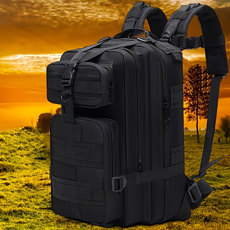 3P Off-Road Outdoor Backpack for Day Hikes and Travel, Black, Army Green or Khaki