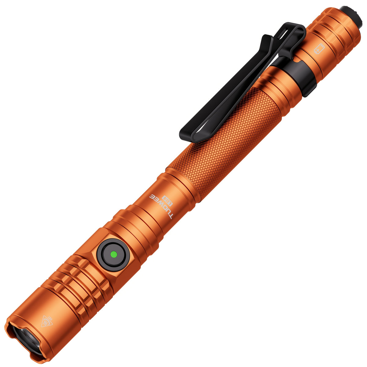 1000 Lumen USB-C Rechargeable Flashlight with Tactical Tail Switch and Pocket Clip for Everyday Carry, Camping, Hiking and Emergency Lighting