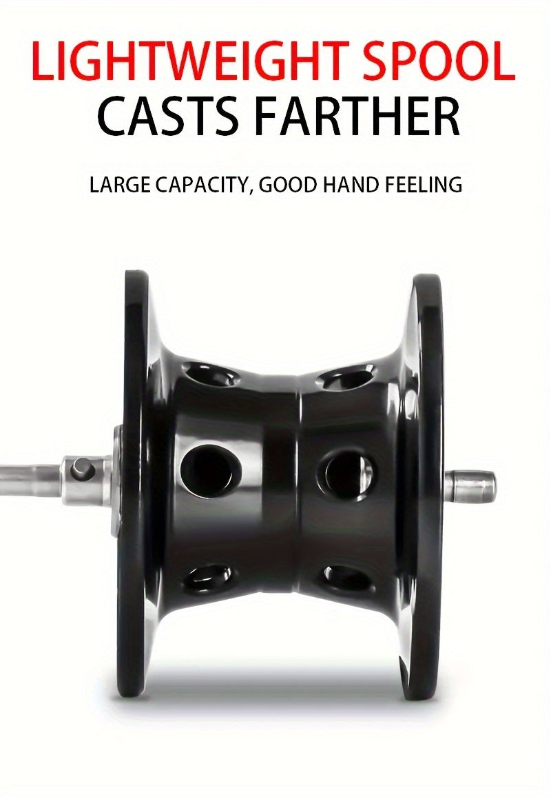 6.3:1 Baitcasting Reel AW200 Series with 18 lb Max Drag, AW200-L and AW200-R Model Options for Freshwater and Saltwater Fishing
