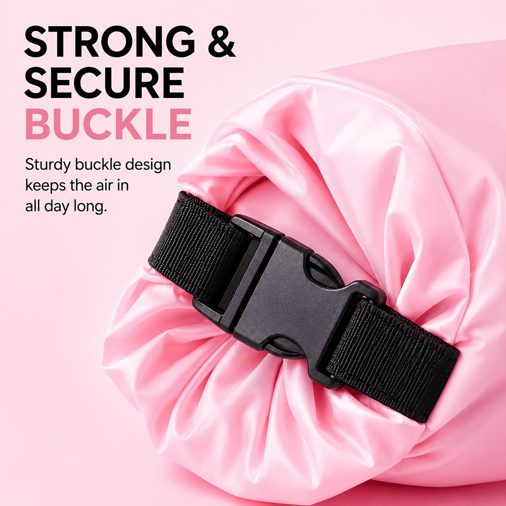 Inflatable Lounger Sofa Bed for One Person, Portable Foldable Polyester Air Cushion with Storage Bag for Camping and Beach Relaxation
