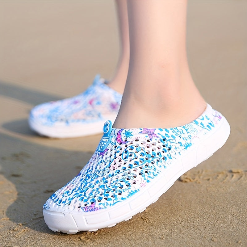 Women's Breathable Clogs in Black, Lightweight Casual Shoes for Everyday Style and Relaxed Outfits, Available in US Sizes 6 to 10.5