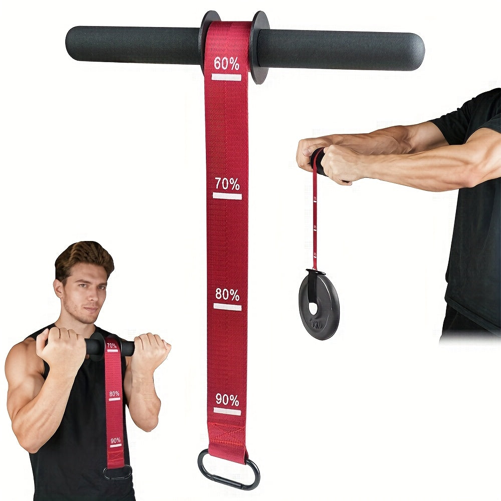 Wrist and Forearm Strengthener Training Bar, Single Iron Exercise Tool with No Power Required for Home Gym Workouts and Sports Fitness Routines