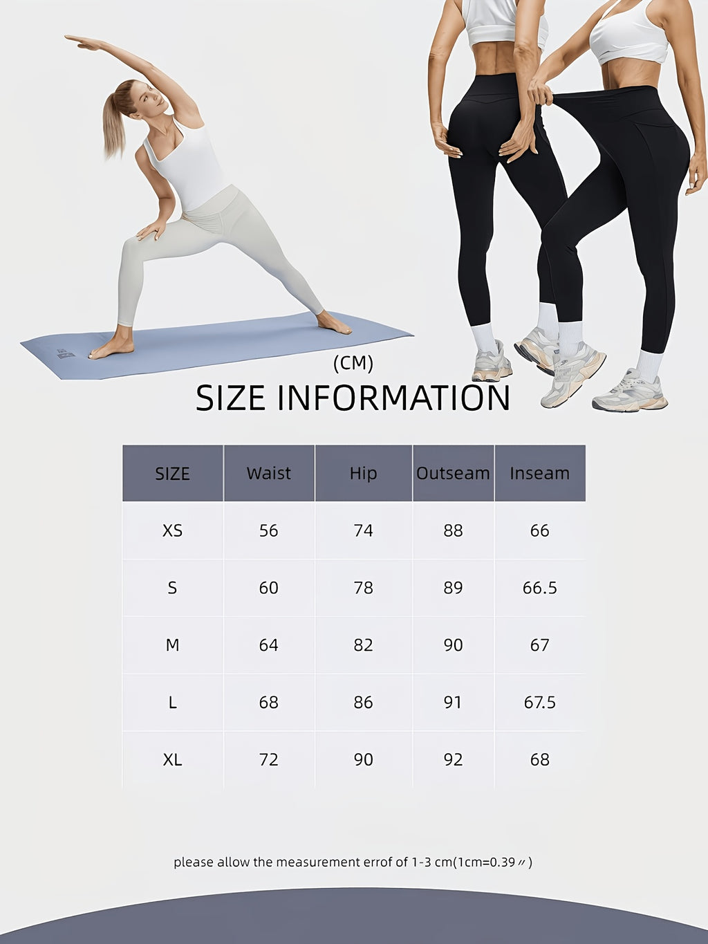 Side-Pocket Workout Leggings for Women, 5-Pack Mixed-Color High-Waisted Stretch Yoga Pants with Soft Feel for Gym, Pilates and Everyday Active Outfits
