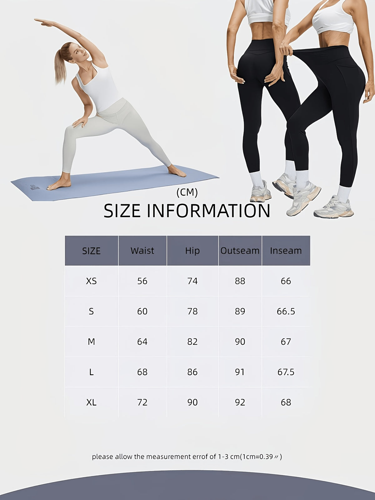 Side-Pocket Workout Leggings for Women, 5-Pack Mixed-Color High-Waisted Stretch Yoga Pants with Soft Feel for Gym, Pilates and Everyday Active Outfits