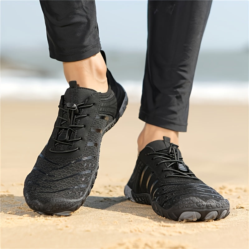 Barefoot Hiking Water Shoes for Women and Men, Wide Toe Box Breathable Non-Slip Footwear for Walking, Running and Swimming in Six Colors