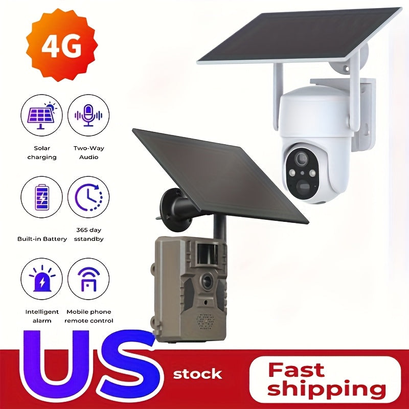 4G Outdoor Hunting Camera Options with Remote Live Viewing and Night Vision, Cellular Security and Trail Camera Bundles for Wildlife Monitoring
