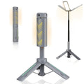 3000-Lumen Camping Light in Green, Zanoid Rechargeable Work Light with 8000mAh Battery, Three Adjustable LED Heads and 3.4-Foot Telescopic Tripod
