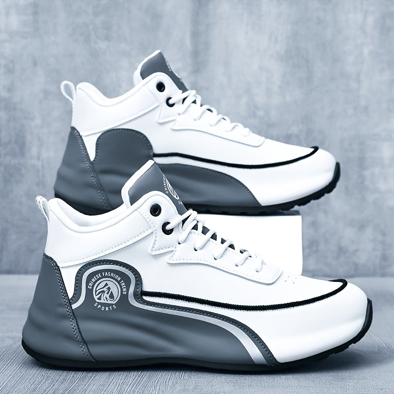 Men's Arch Support Walking Shoes, Lightweight Breathable Non-Slip Sports Sneakers for Running, Gym Workouts and Everyday Casual Wear