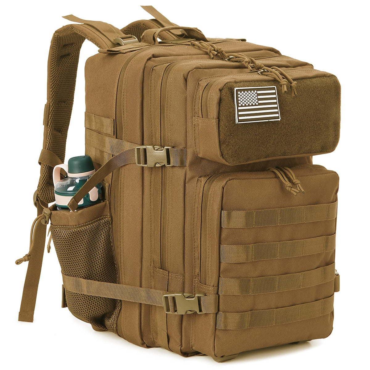 45L Multi-Pocket Tactical-Style Backpack for Travel and Commutes
