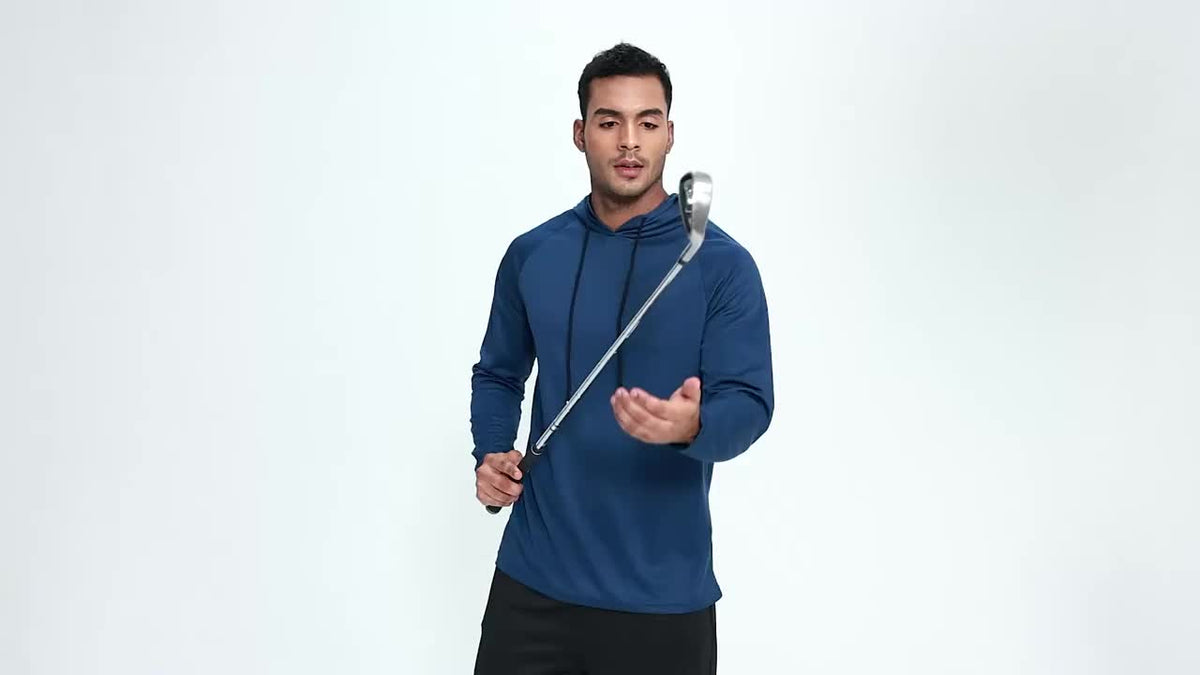 Polyester Athletic Hoodies for Men 4-Pack, Quick-Dry Long Sleeve Hooded Sweatshirts with Regular Fit and Mixed Colors for Running and Workouts, S–XXXL