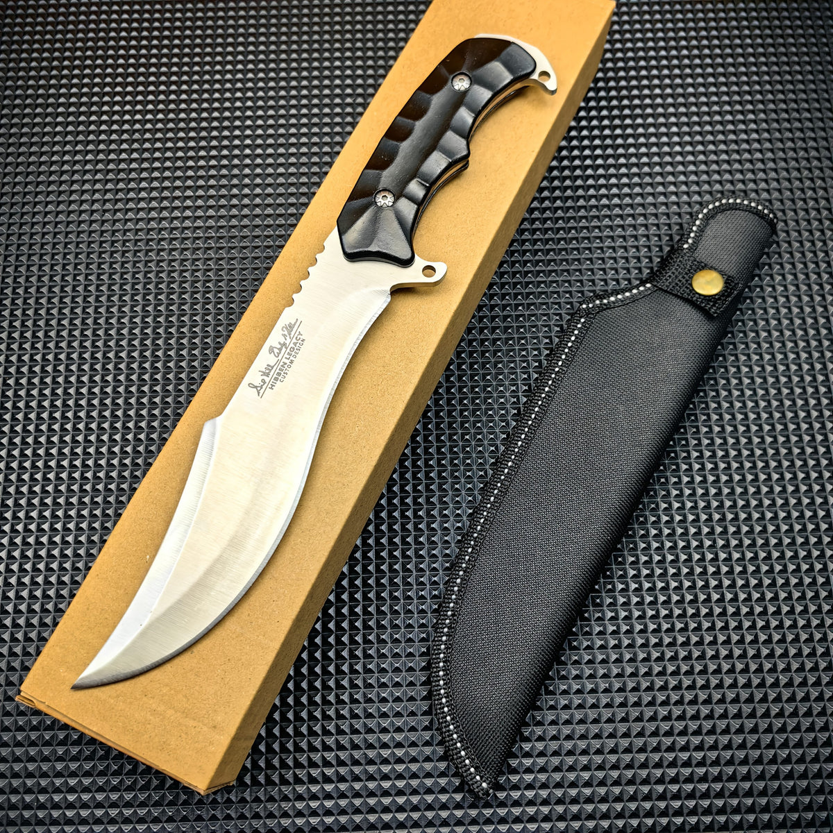 11.4-Inch Listed Hunting Knife, Stainless Steel Fixed Blade Outdoor Utility Tool with Four 607 Style Options for Adult Field Gear and Cutting Tasks