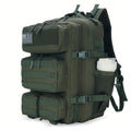 Army Green Hiking Backpack with Listed 13.21-Gallon Capacity, Unisex Outdoor Daypack for Camping Trips, Travel and Sports Outings