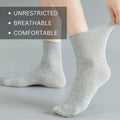 Women's Non-Binding Socks in Random Colors, Soft Elastic Everyday Sock Multipacks with 5, 10 or 15 Pair Options and Hand-Wash Care