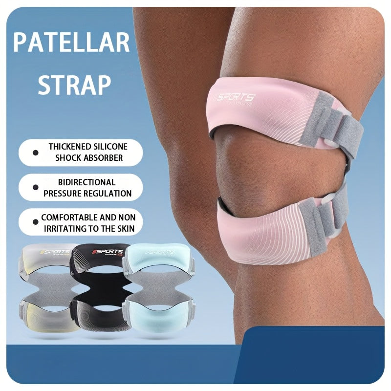 Compression Knee Brace Set, 2-Piece Adjustable Support for Women and Men, Fitness Equipment for Running, Basketball and Weightlifting