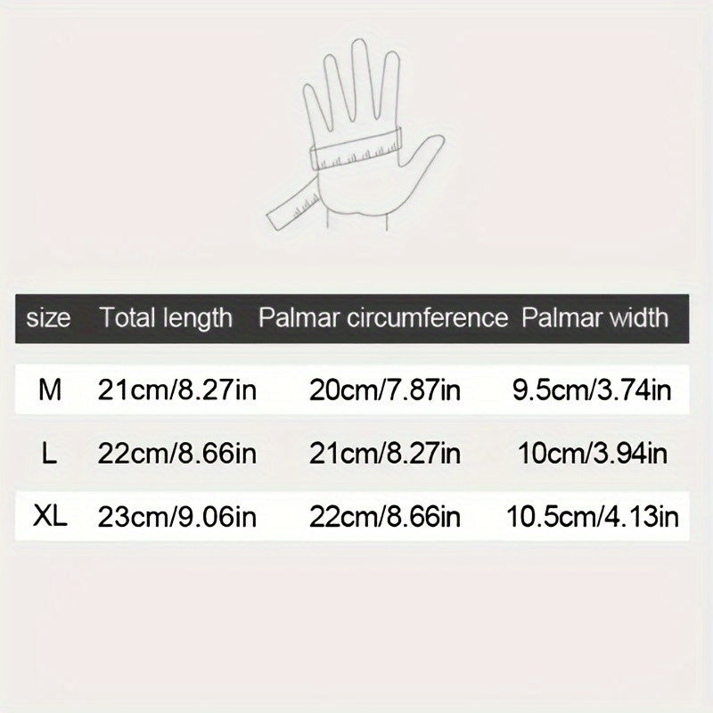 Zipper Winter Gloves for Men and Women, Thermal-Lined Touchscreen Gloves in Black Polyamide Knit for Cold-Weather Outdoor Activewear, M–XL