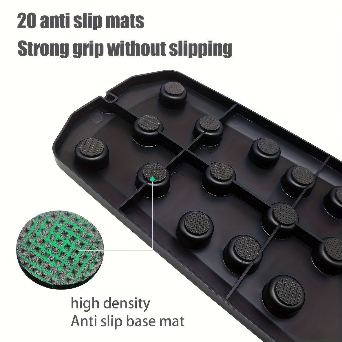 Folding Push-Up Board in Black, Portable Floor Exercise Equipment with Push-Up Handles for Chest and Core Strength Training at Home