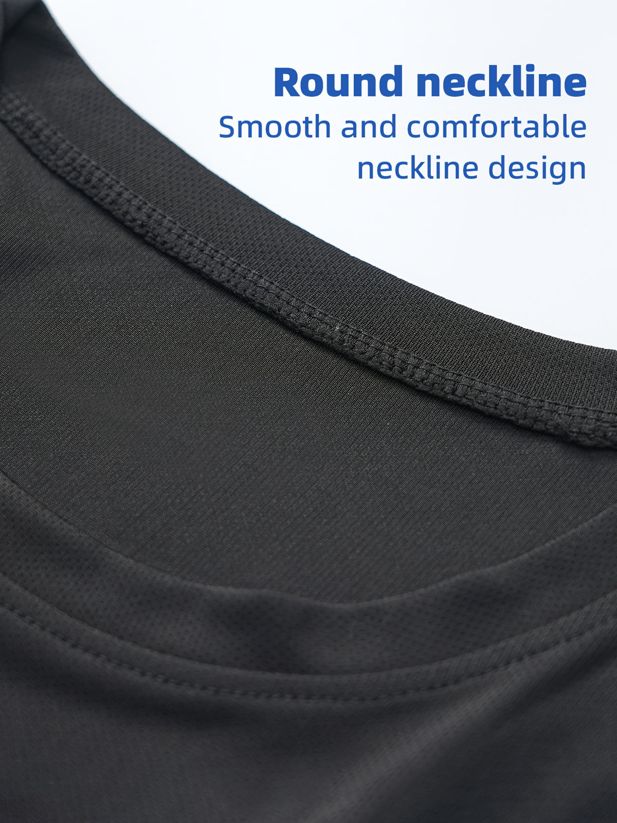 Regular-Fit Long Sleeve Workout Shirts for Men 5-Pack, Quick-Dry Breathable Moisture-Wicking T-Shirts in Mixed Colors for Running and Gym Training