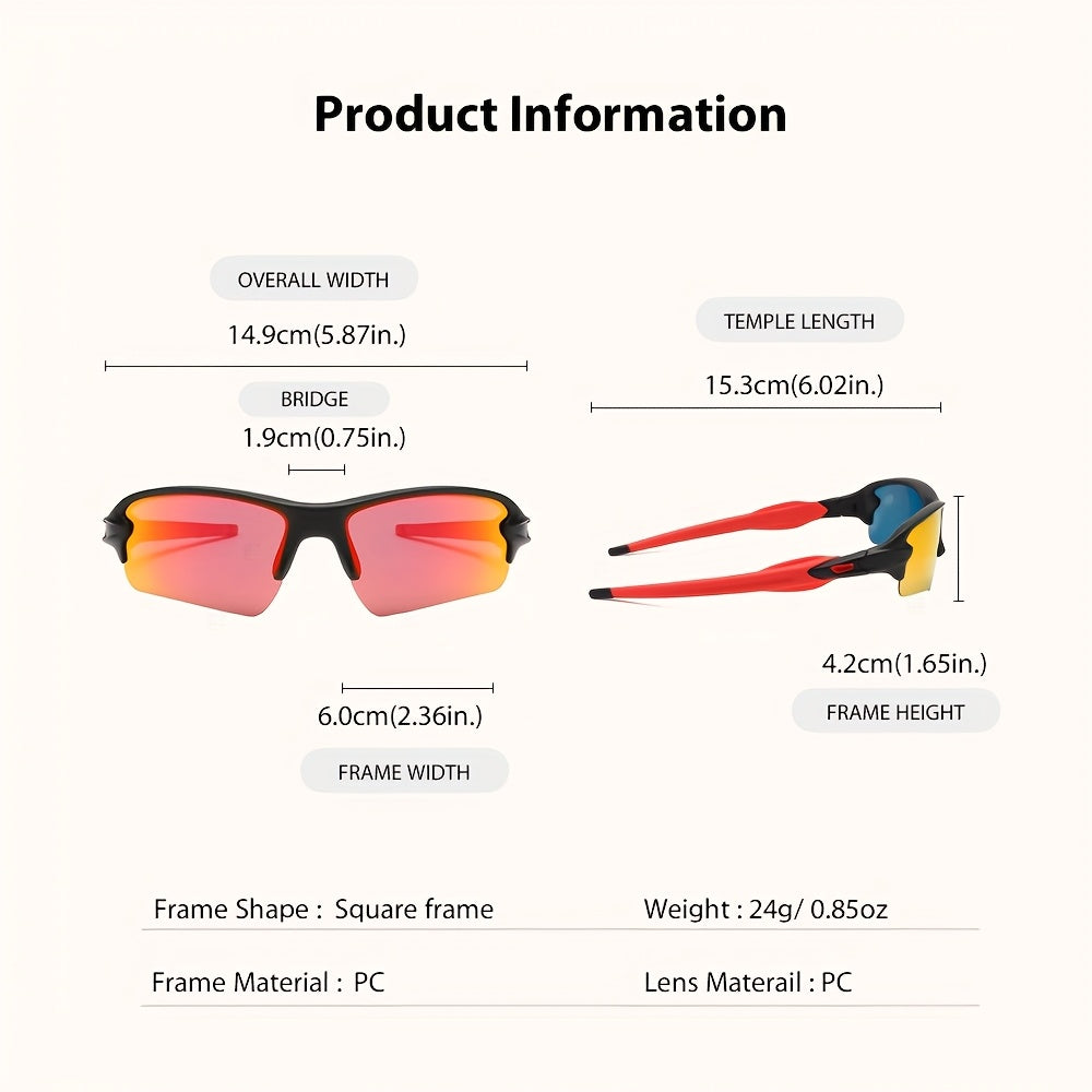 Half-Frame Polarized Sunglasses, VIOLA MAG Sport-Style Eyewear with Nose Support and Colored Lens Options for Casual Outdoor Outfits and Travel