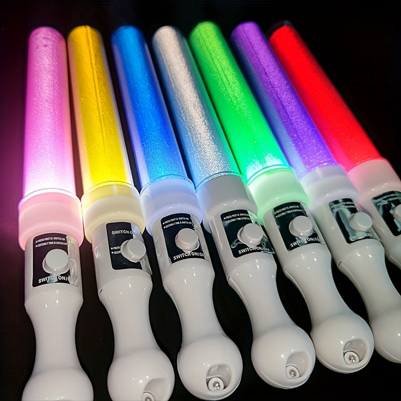 LED Glow Sticks 8-Pack in Random Colors, Flashing LED Light Sticks for Concerts, Weddings, Party Gatherings and New Year Night Celebrations