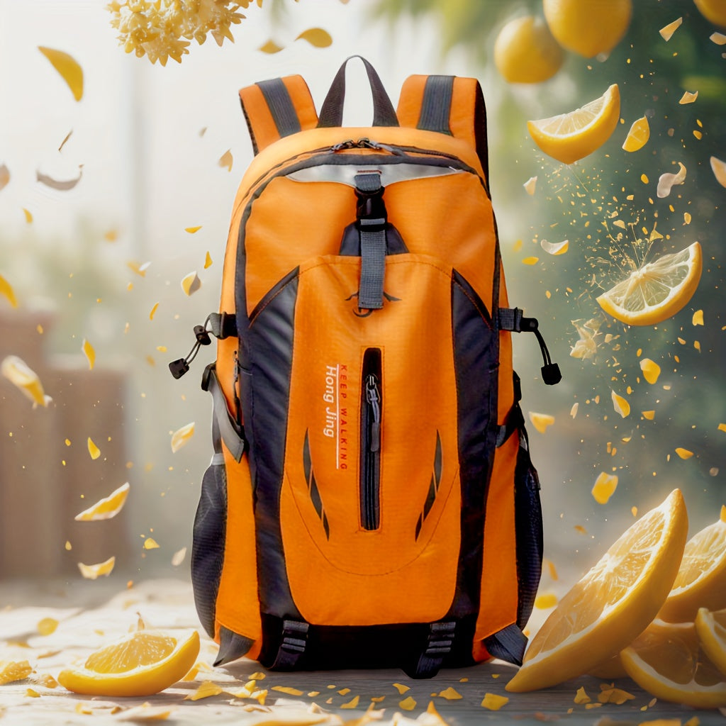 36.6L Travel Backpack for Men and Women, Outdoor Hiking and School Day Bag with Laptop Carry Use in Black, Red, Blue or Orange Color Options