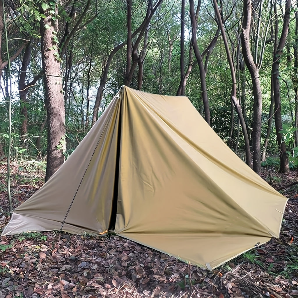 Camping Sunshade Tarp with 6 or 19 Attachment Points, Outdoor Shade Cloth in 300 x 300 cm or 300 x 400 cm Options for Flexible Campsite Setups
