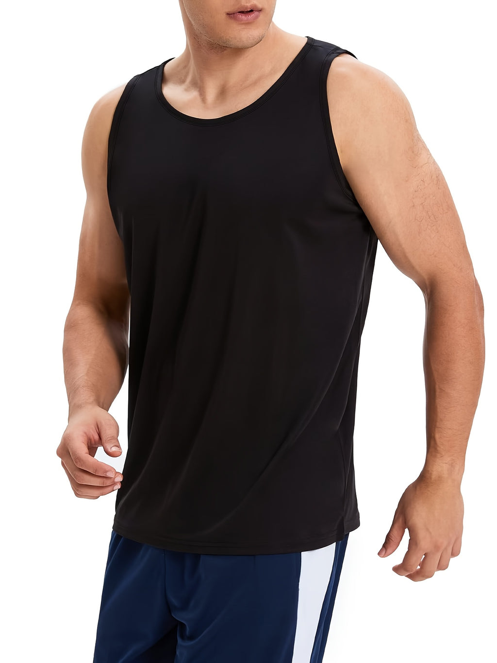 Men's Athletic Tank Tops 6-Pack in Mixed Solid Colors, Breathable Quick-Dry Sleeveless Fitness Shirts for Sports and Casual Summer Wear