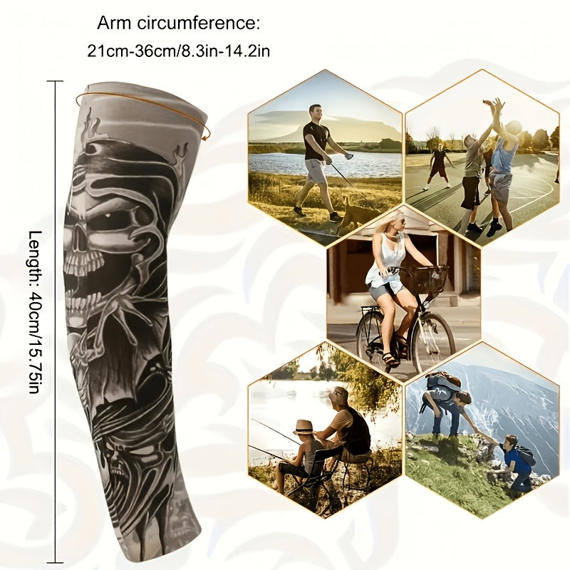 10-Piece Lightweight Arm Cover Sleeves for Cycling and Outdoors