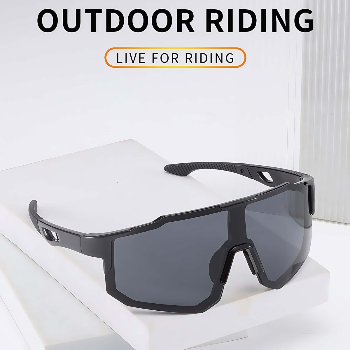 6-Piece Cycling Glasses Set for Men and Women, Outdoor Sports Eyewear with Eight Style Combinations for Mountain Biking and Everyday Rides