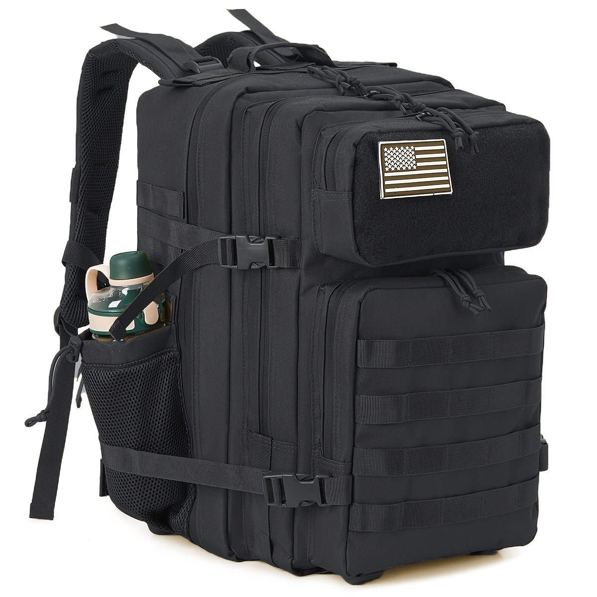 45L Multi-Pocket Tactical-Style Backpack for Travel and Commutes