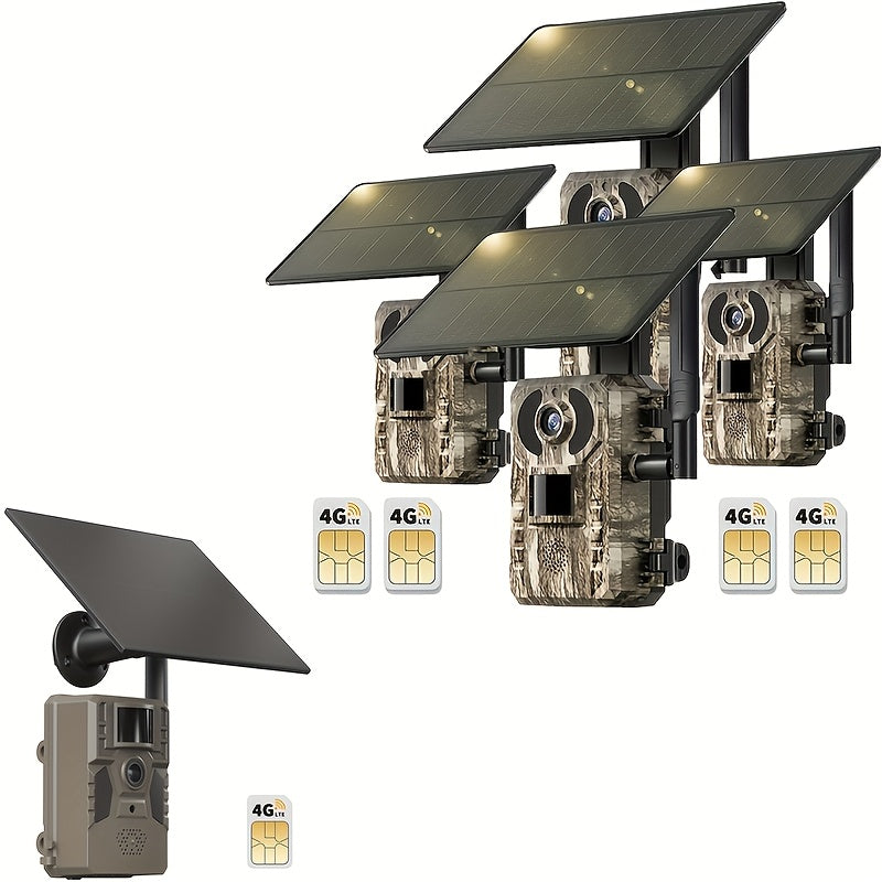 4G Outdoor Hunting Camera Options with Remote Live Viewing and Night Vision, Cellular Security and Trail Camera Bundles for Wildlife Monitoring